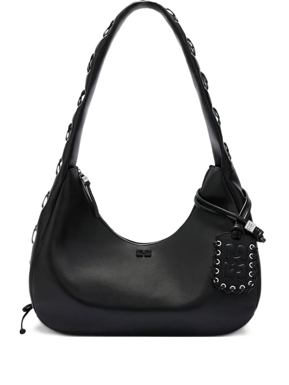 Ganni Hobo Medium Laces Shoulder Bag