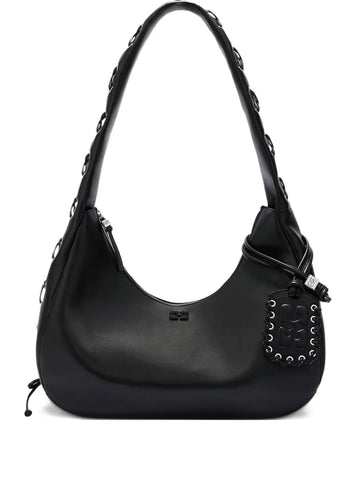 Ganni Hobo Medium Laces Shoulder Bag