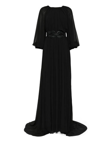 Saiid Kobeisy Pleated Maxi Dress