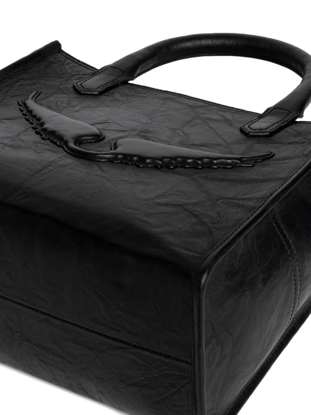 Zadigvoltaire Wings Leather Shoulder Bag