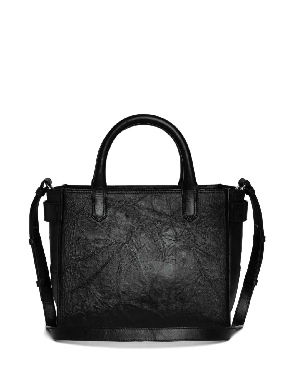 Zadigvoltaire Wings Leather Shoulder Bag