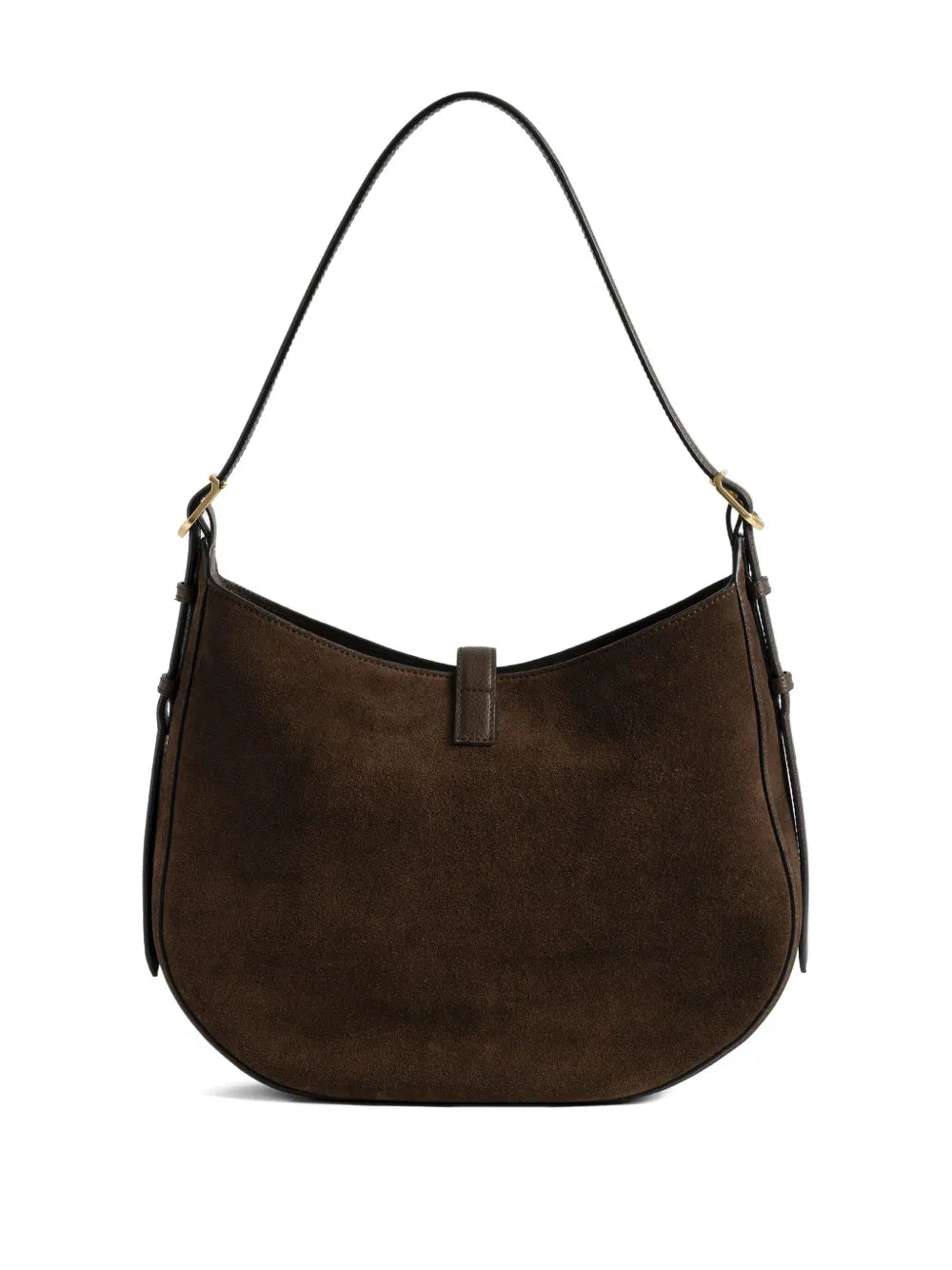 Zadigvoltaire Suede Curved Shoulder Bag