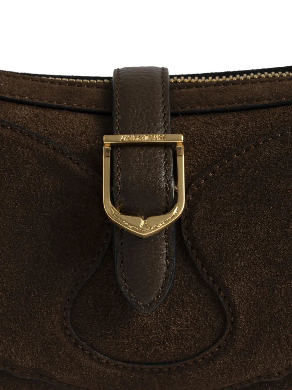 Zadigvoltaire Moonrise Suede Shoulder Bag