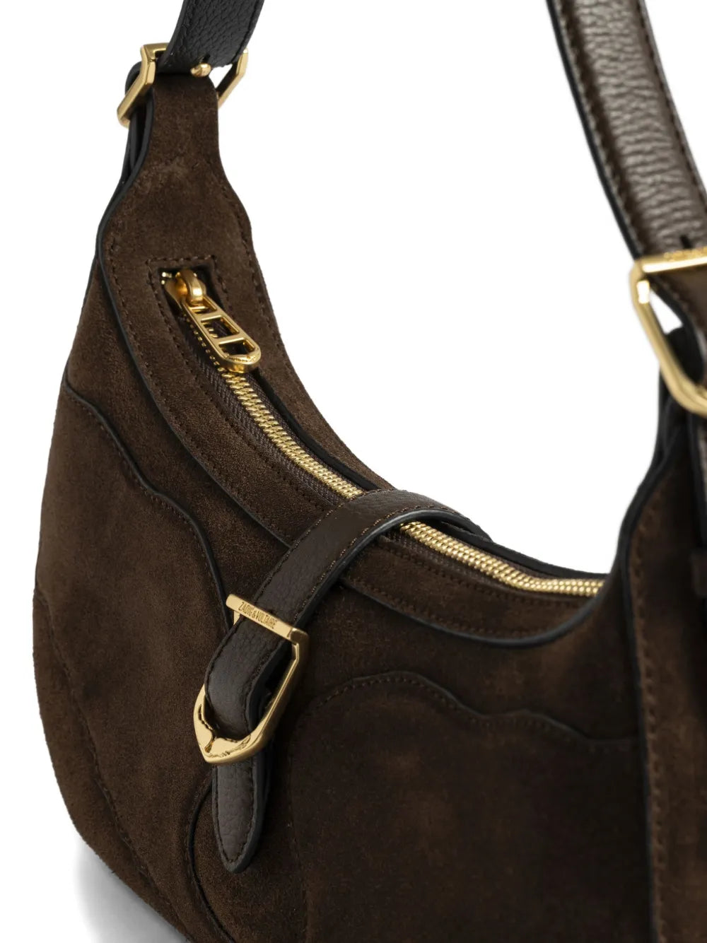 Zadigvoltaire Moonrise Suede Shoulder Bag