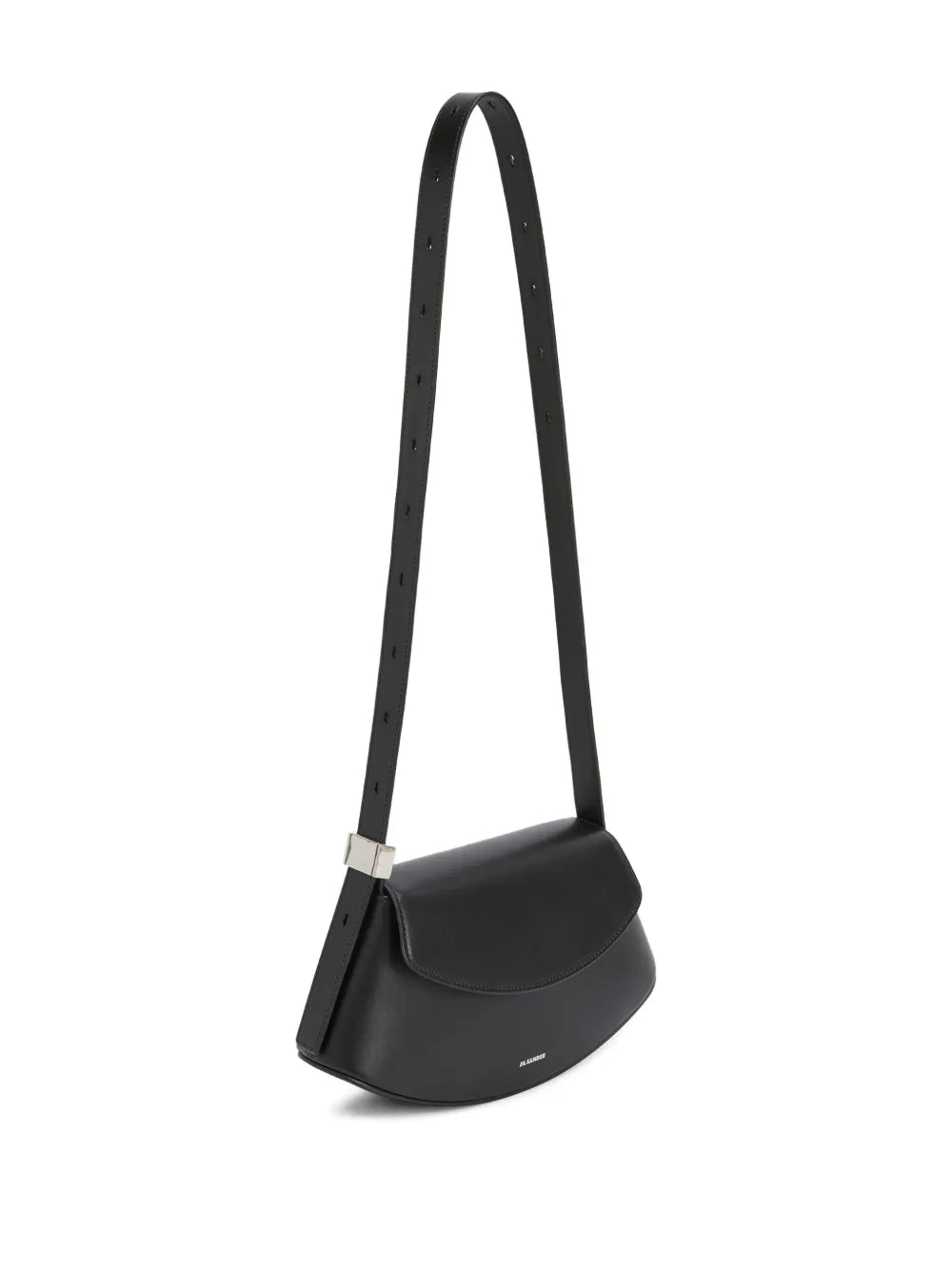 Jil Sander Small Eldorado Leather Shoulder Bag