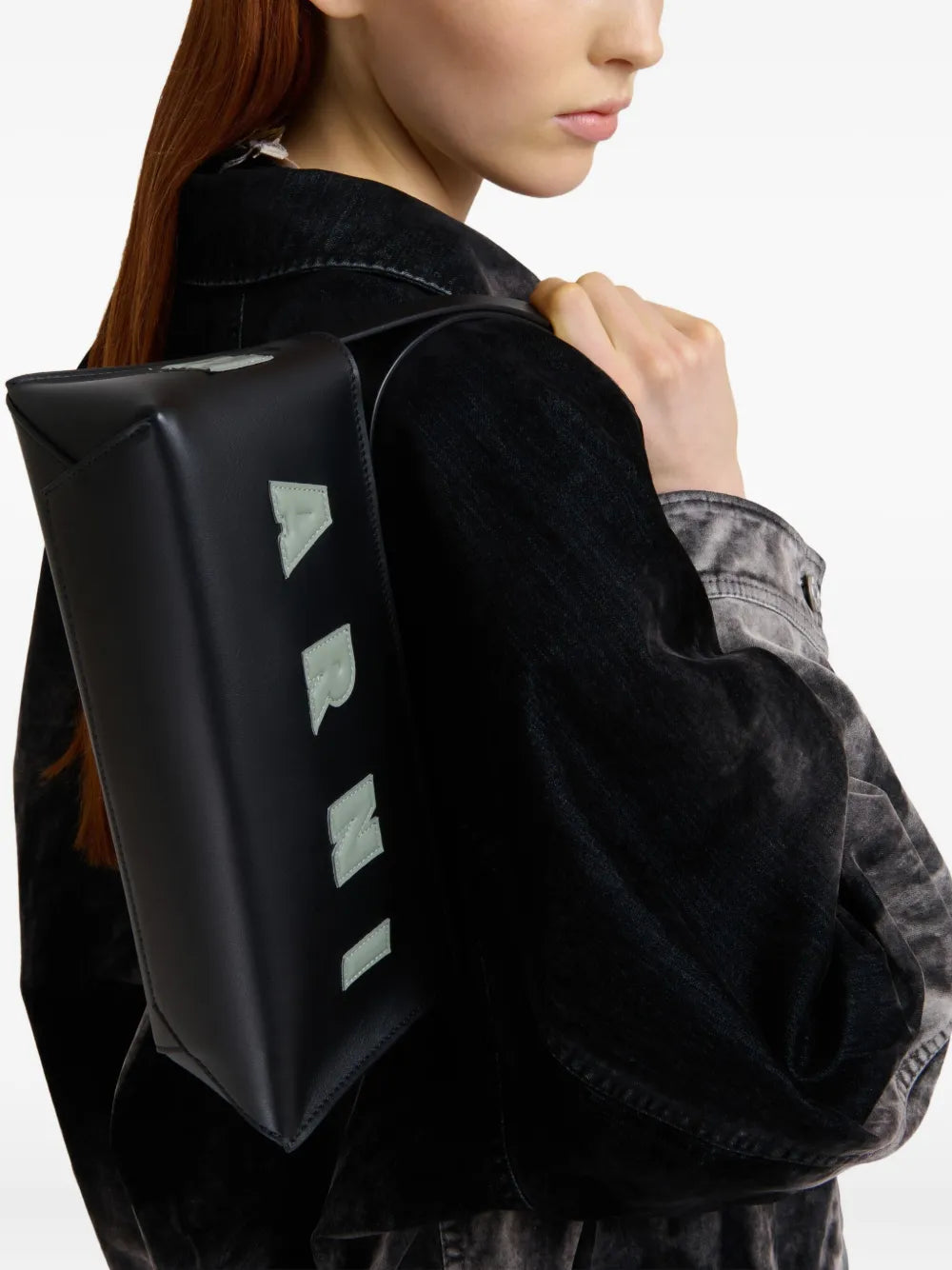 Marni Logo Applique Shoulder Bag