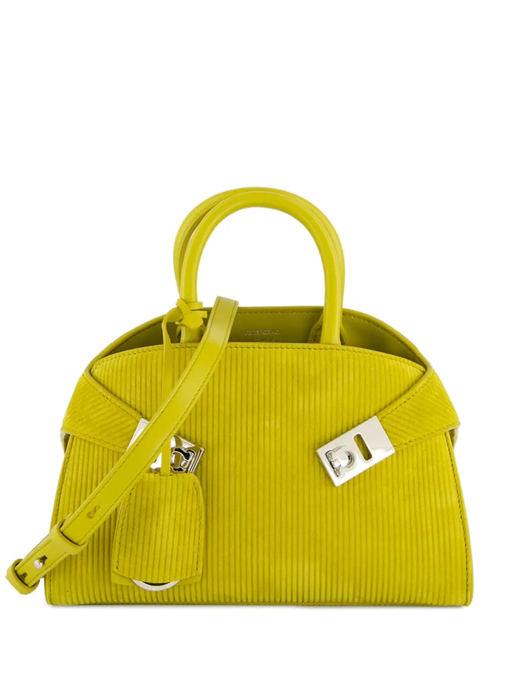 Ferragamo Corduroy Mini Shoulder Bag