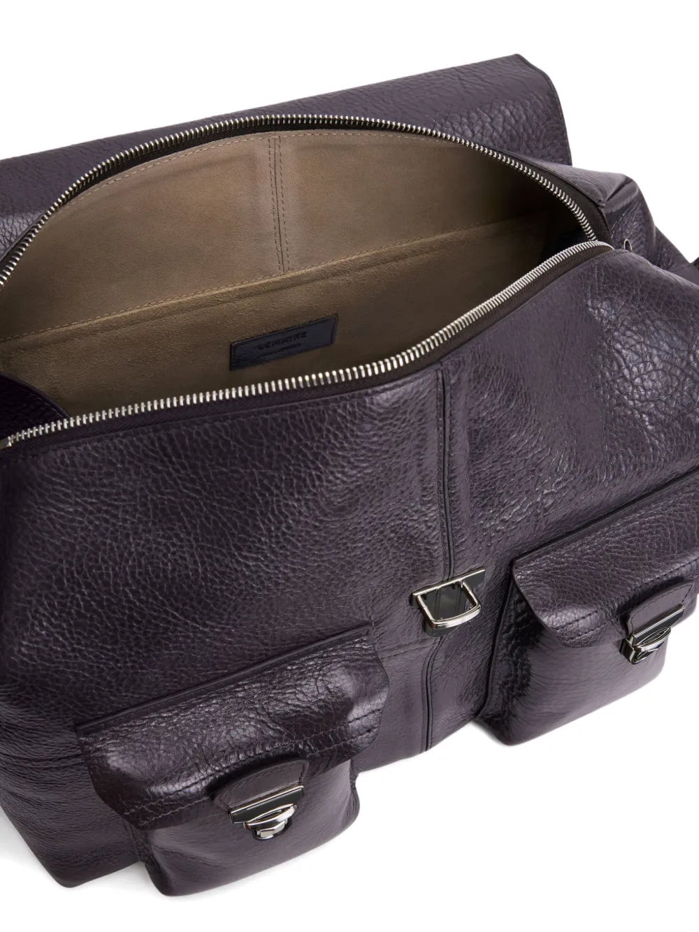 Lemaire Week End Gear Leather Shoulder Bag