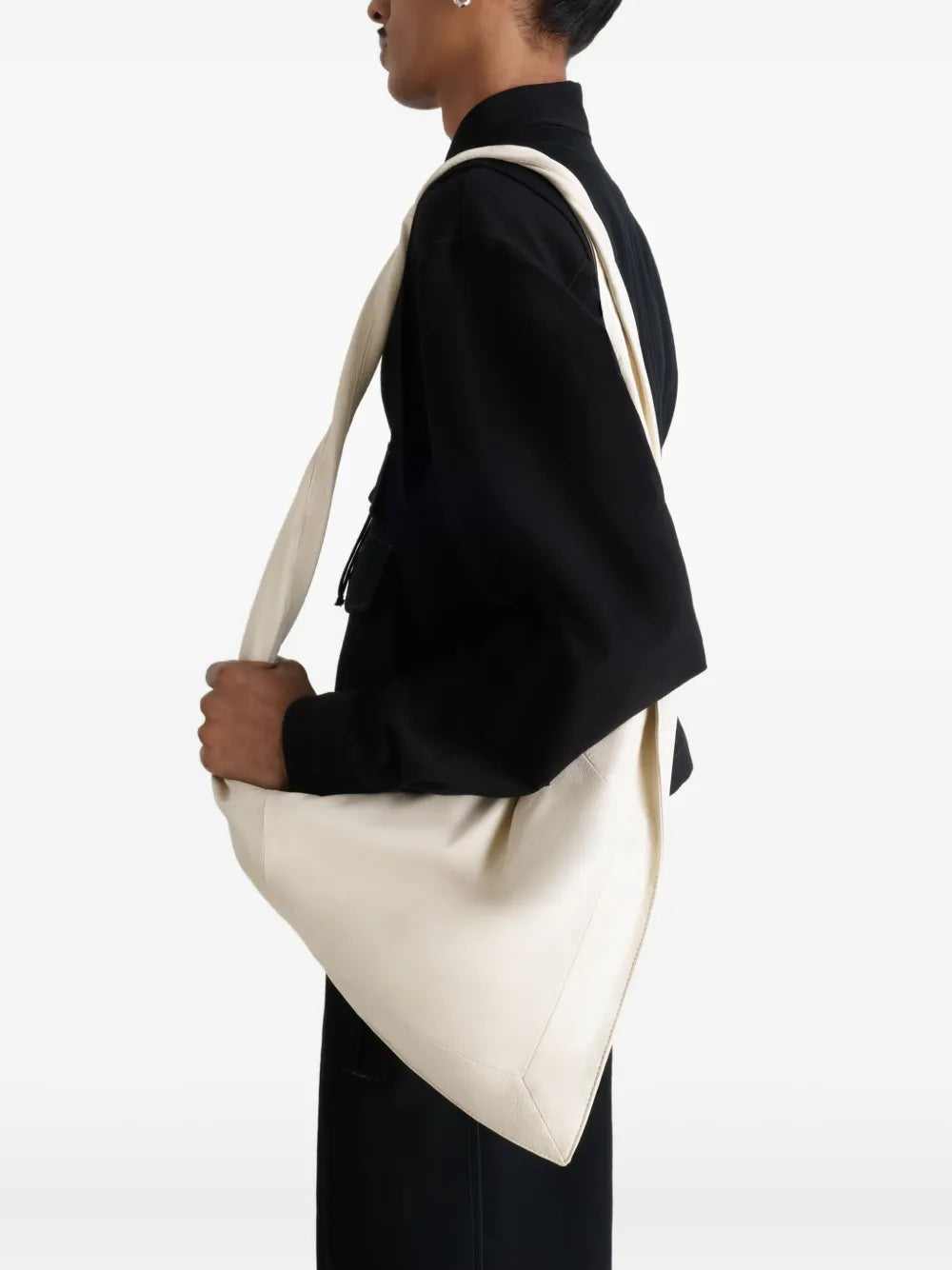 Lemaire Scarf Twisted Strap Leather Shoulder Bag