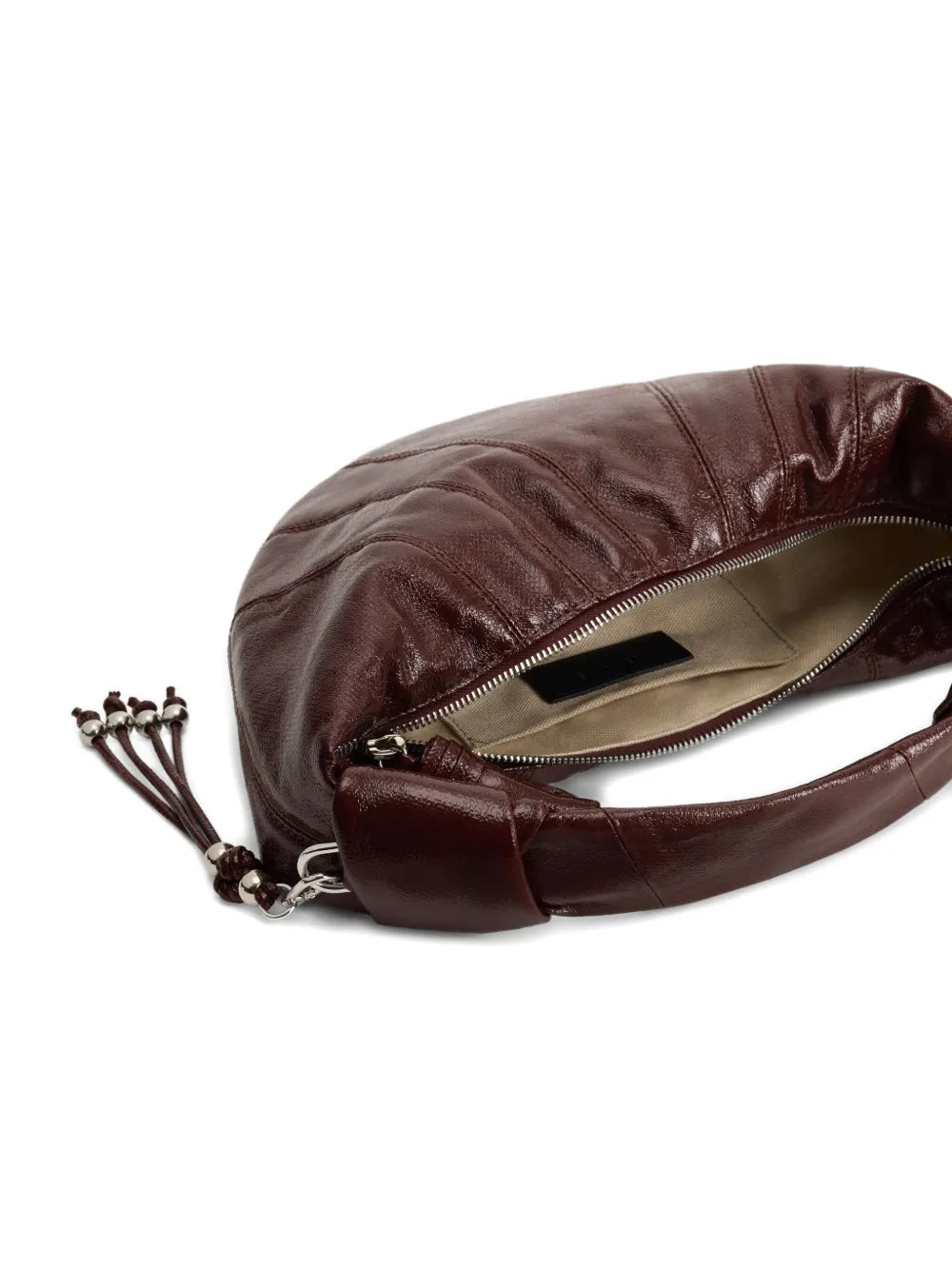 Lemaire Mini Fortune Croissant Knotted Half Moon Shoulder Bag