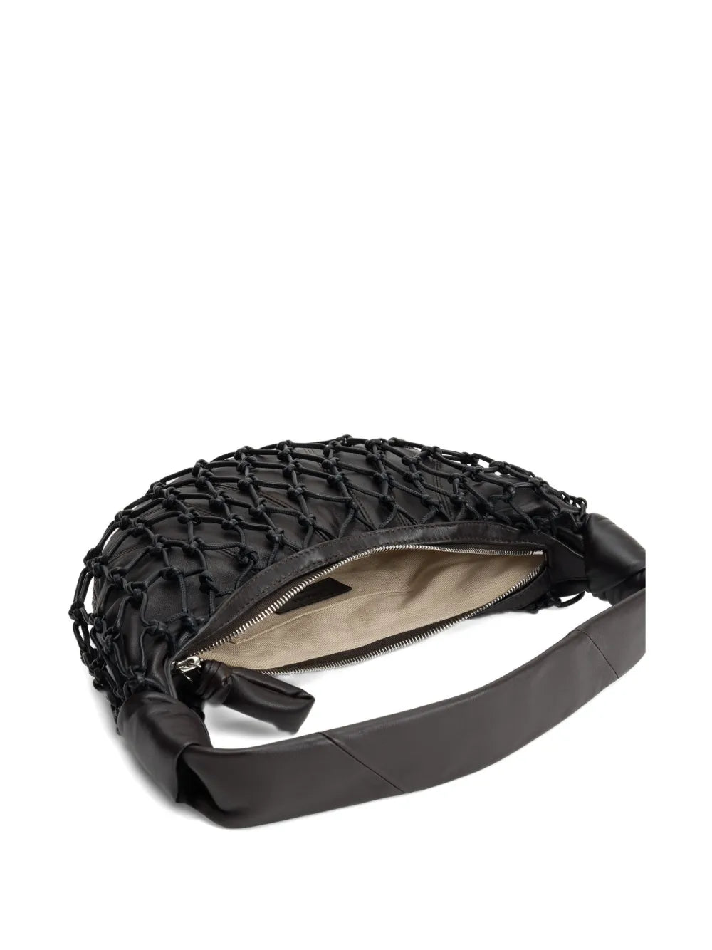 Lemaire Fortune Croissant Knotted Details Shoulder Bag