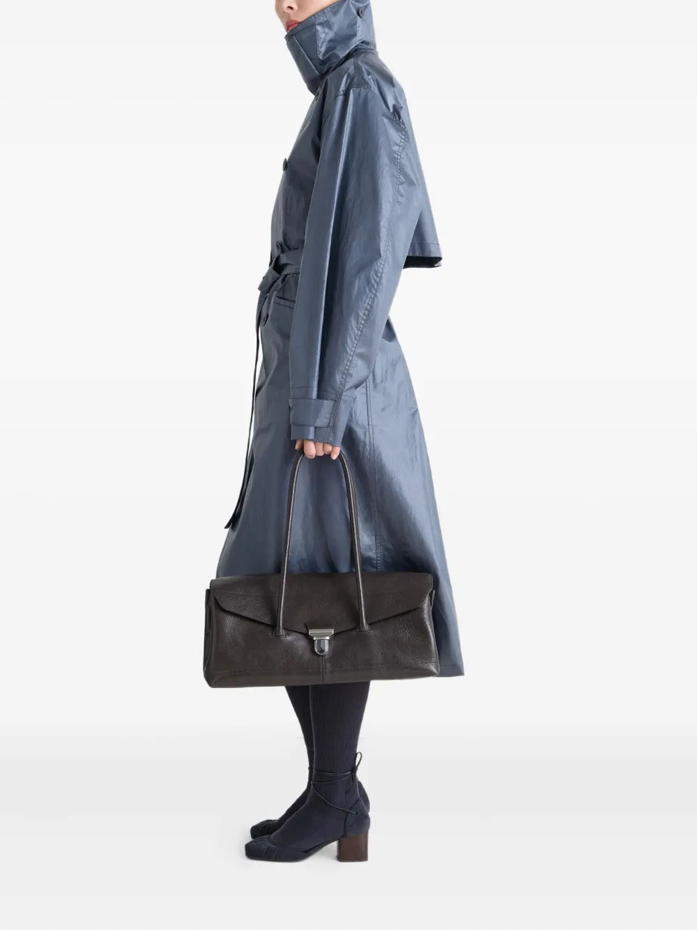Lemaire Gear Leather Shoulder Bag