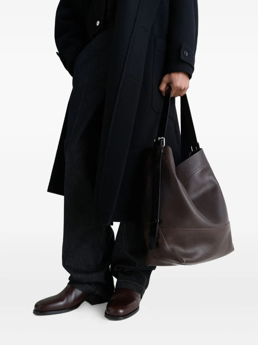 Lemaire Large Belted Tote Bag