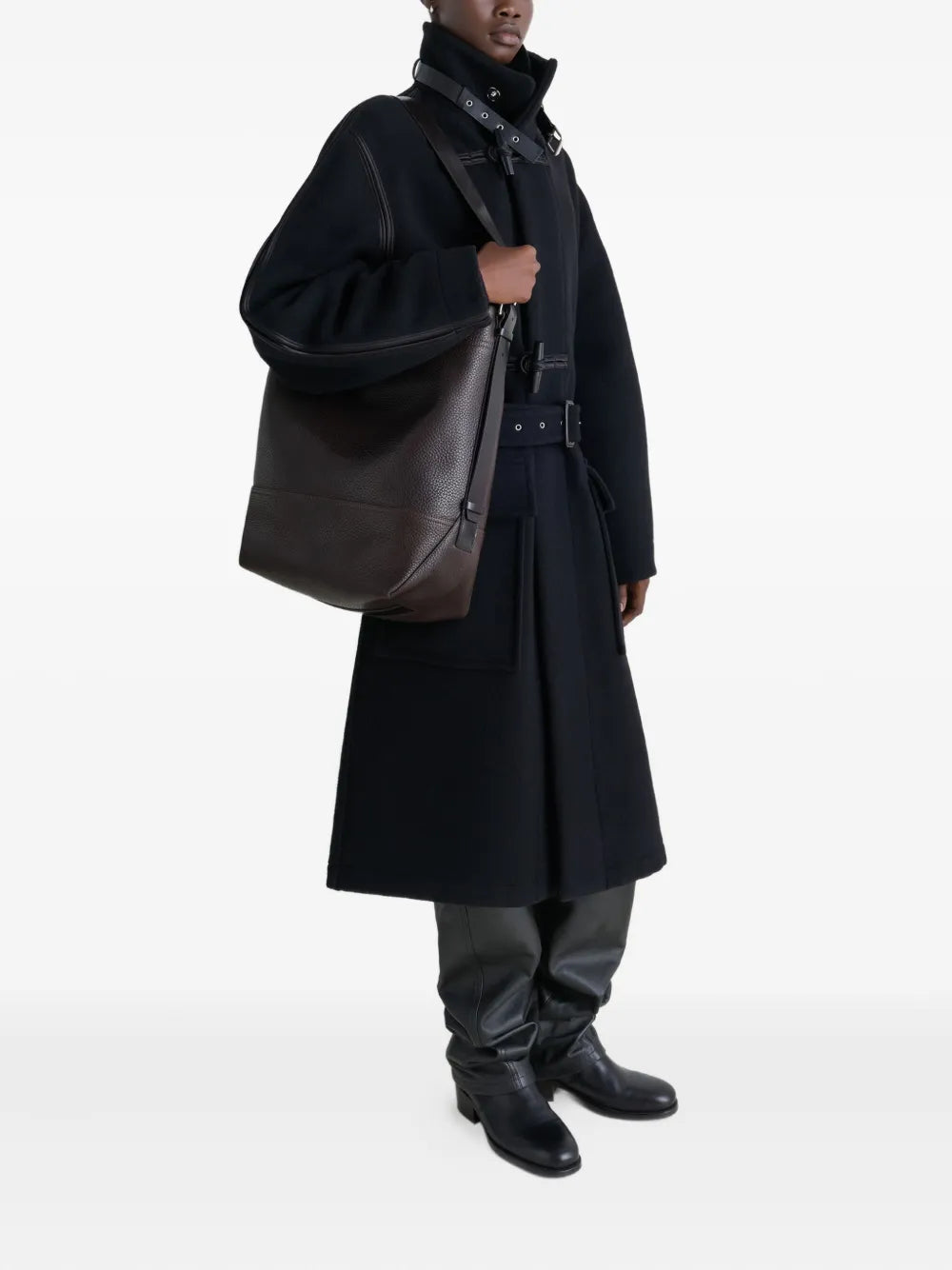 Lemaire Large Belted Tote Bag