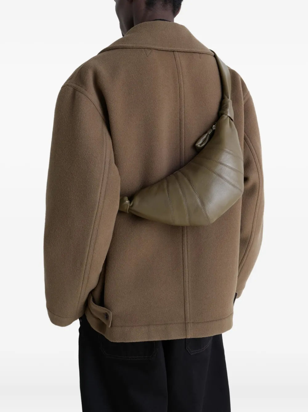 Lemaire Small Croissant Panelled Shoulder Bag