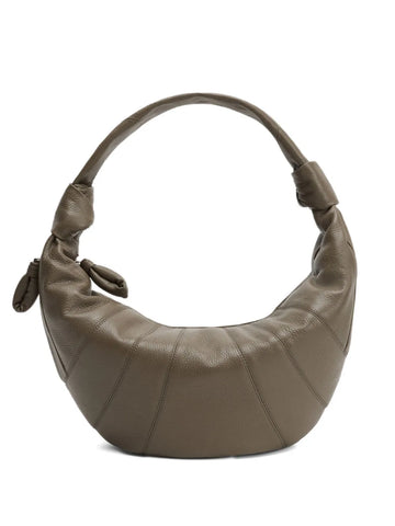 Lemaire Fortune Croissant Knotted Panelled Shoulder Bag