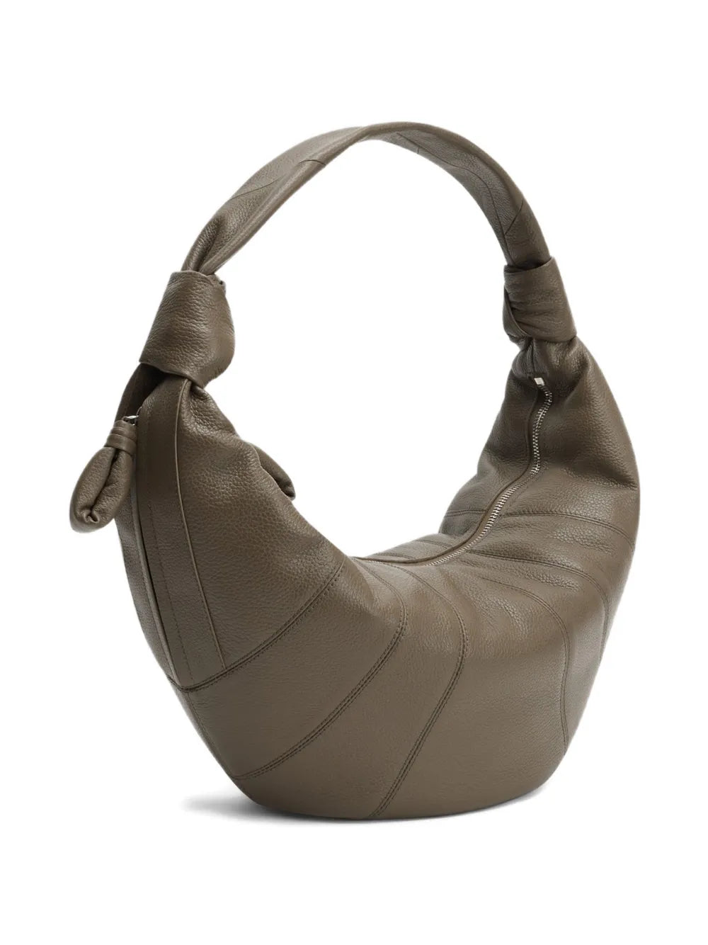 Lemaire Fortune Croissant Knotted Panelled Shoulder Bag