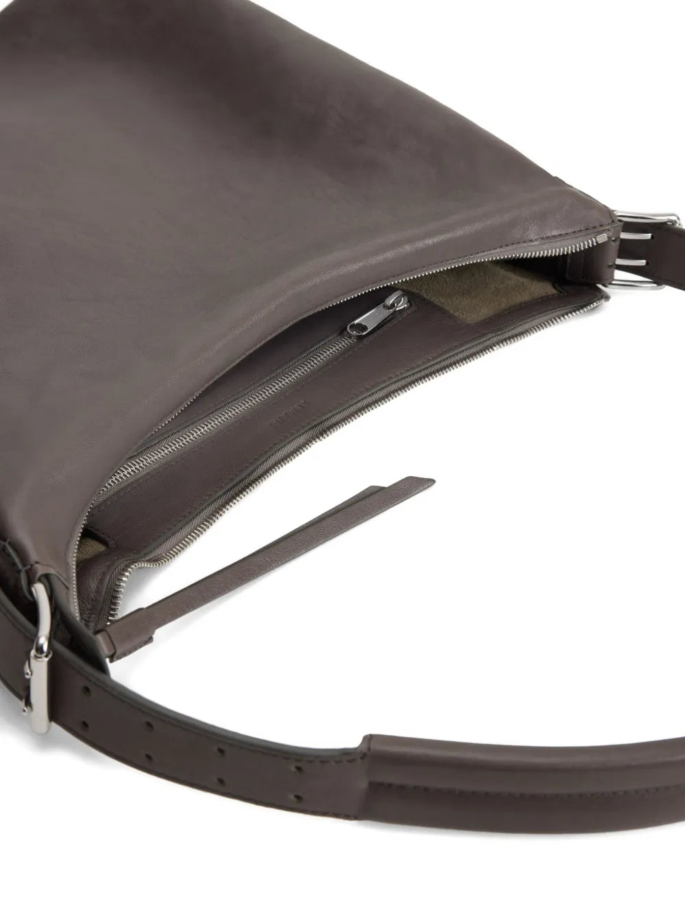 Lemaire Belted Hobo Leather Shoulder Bag