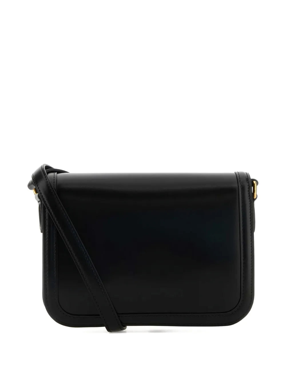 Valentino Garavani Gold Tone Logo Shoulder Bag