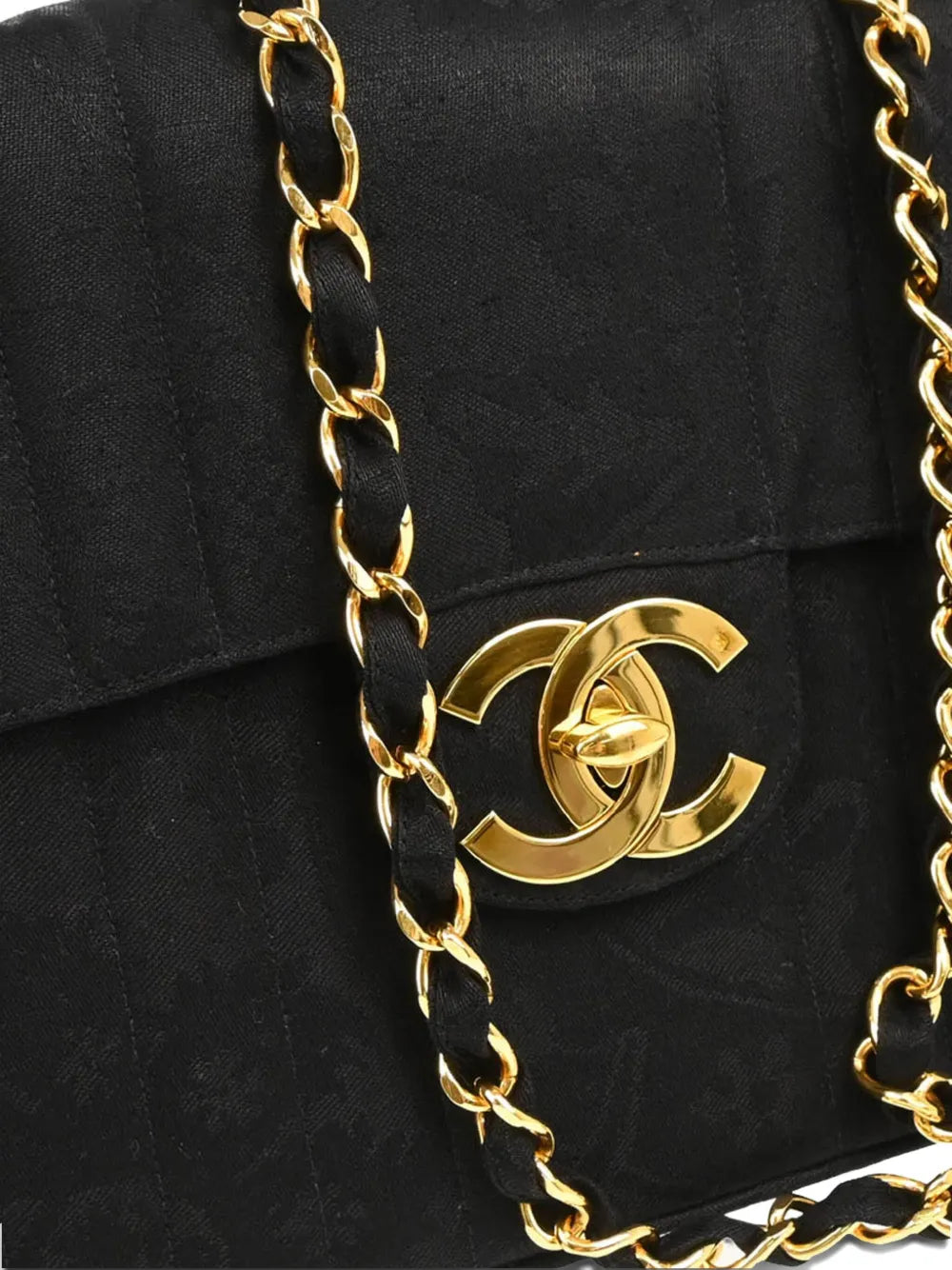Chanel Pre Owned 1992 Jumbo Mademoiselle Classic Flap Shoulder Bag
