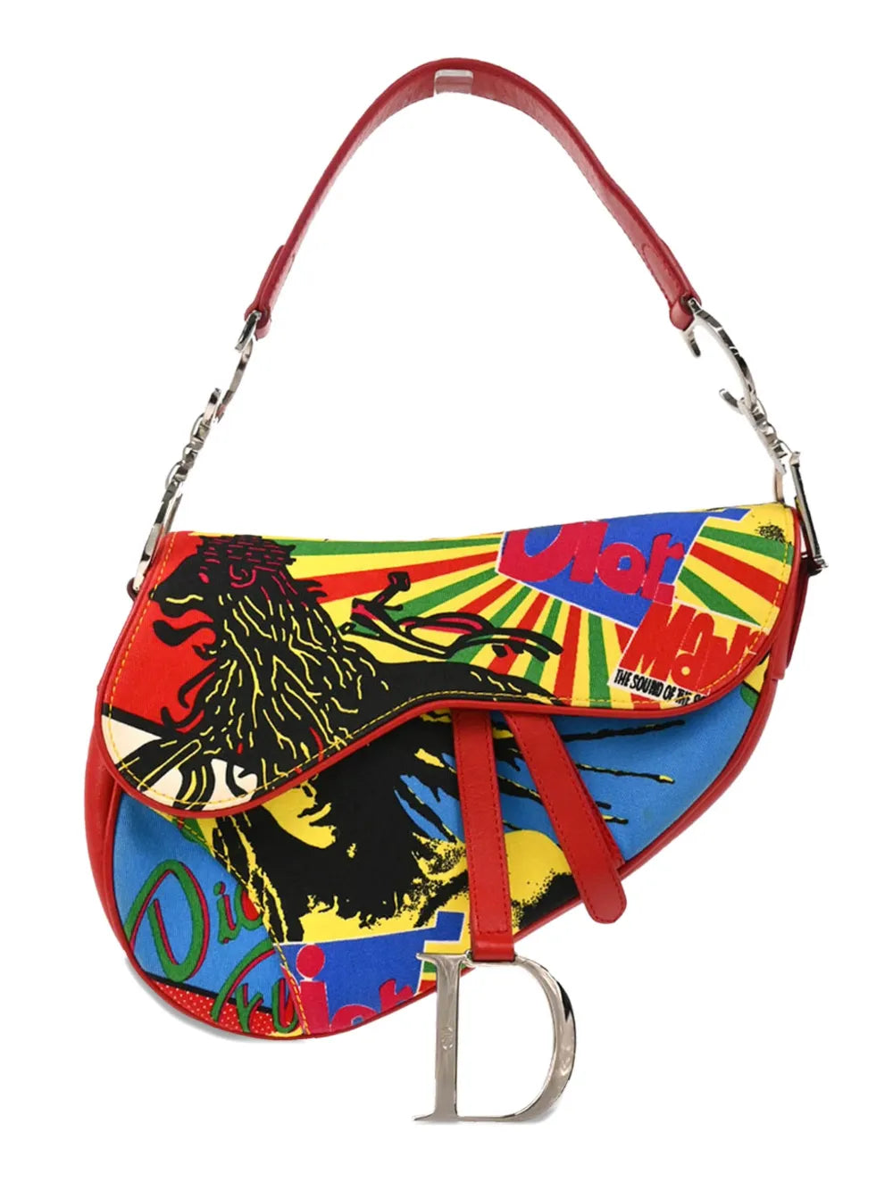 Christian Dior Pre Owned 2003 Mania Saddle Handbag
