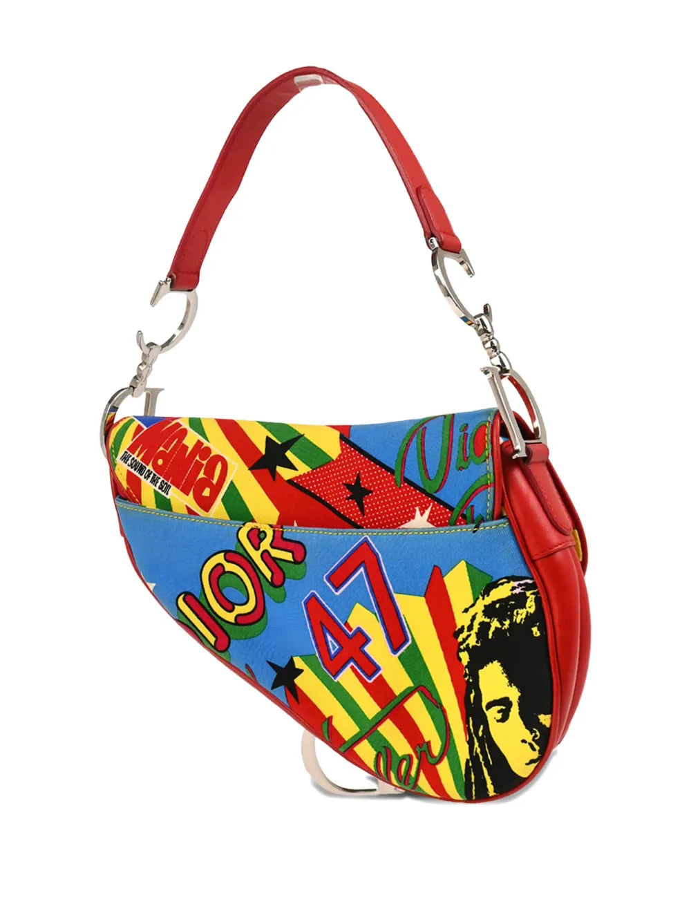Christian Dior Pre Owned 2003 Mania Saddle Handbag