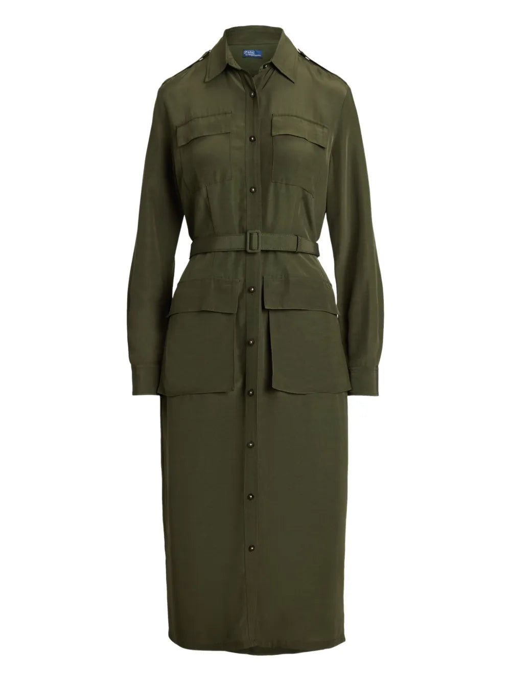Polo Ralph Lauren Button Up Shirt Midi Dress