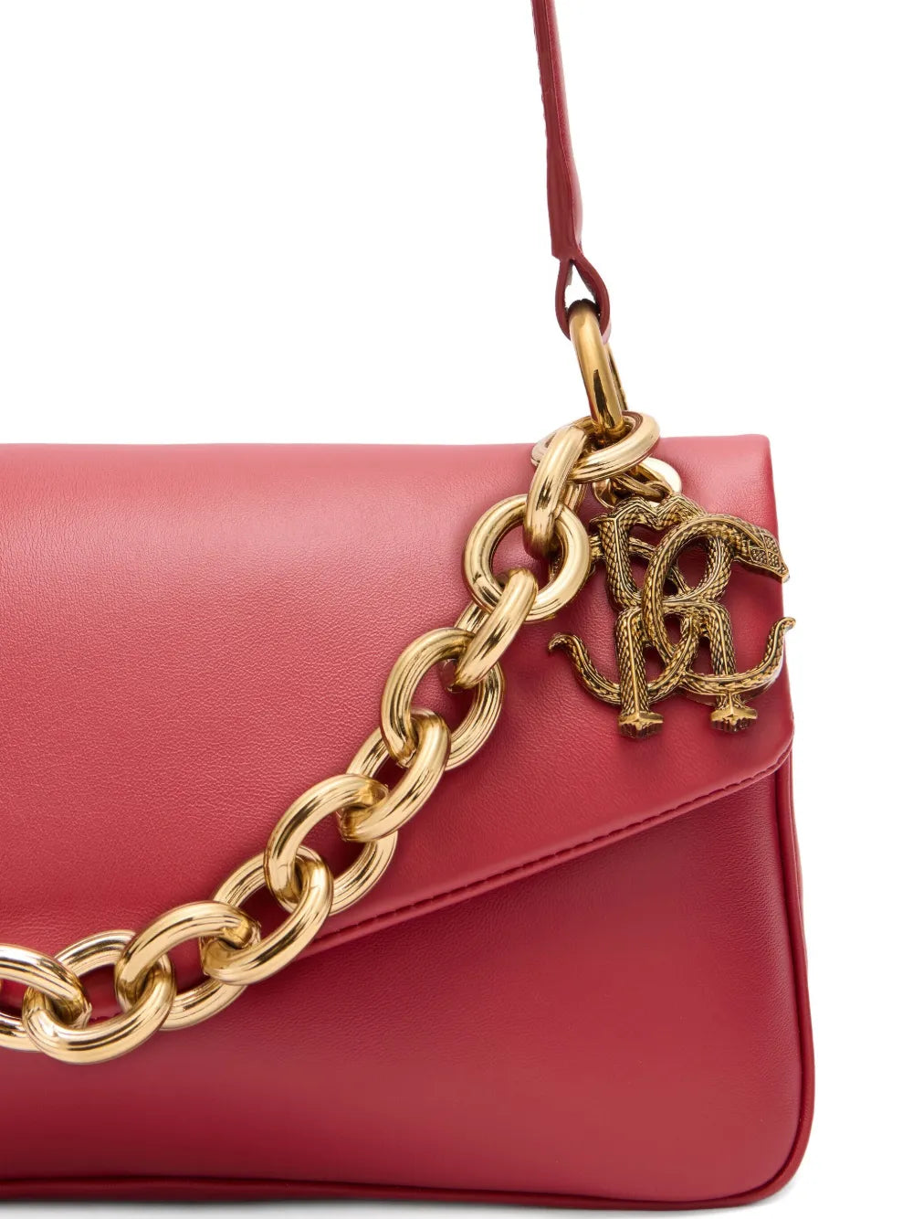 Roberto Cavalli Leather Shoulder Bag