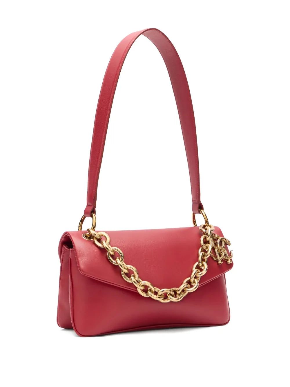 Roberto Cavalli Leather Shoulder Bag