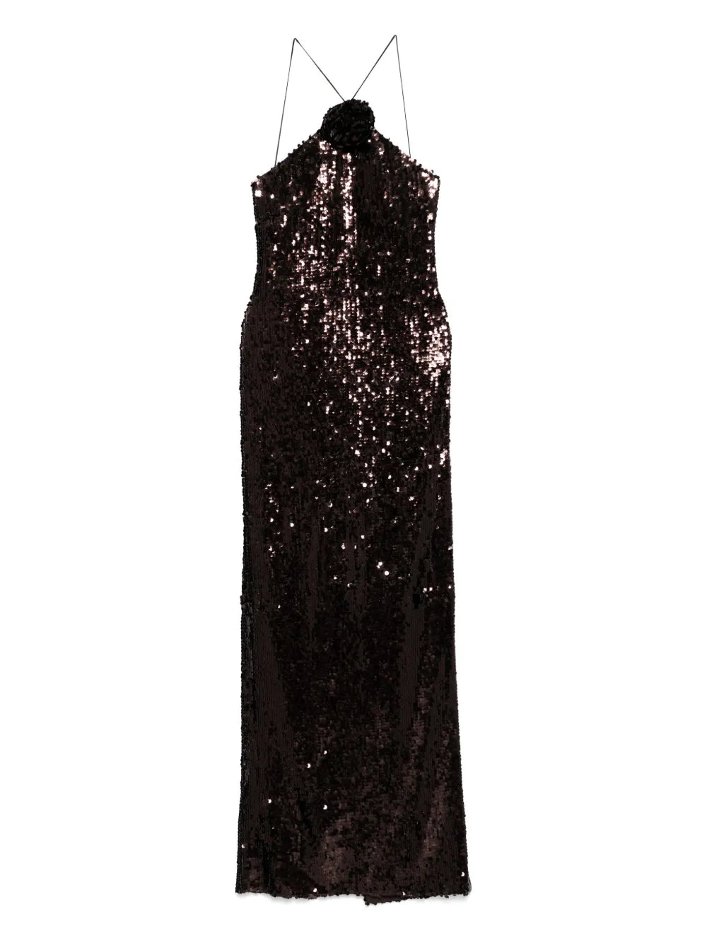Magda Butrym Halterneck Sequinned Dress