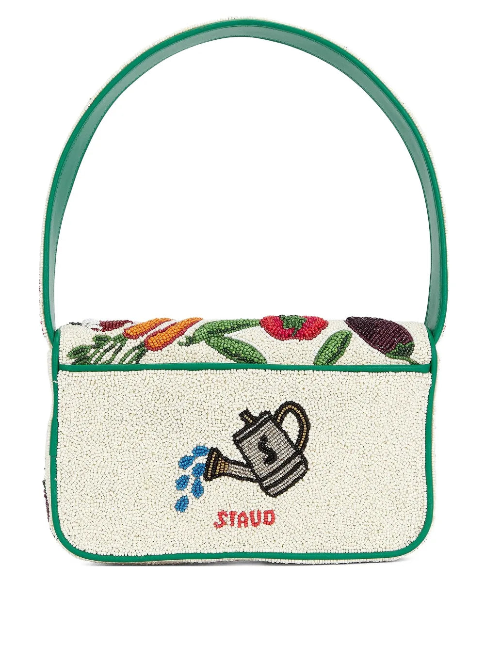 Staud Small Tommy Beaded Shoulder Bag