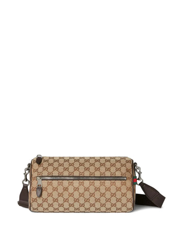 Gucci Small Logo Patterned Cylindrical Shoulder Bag