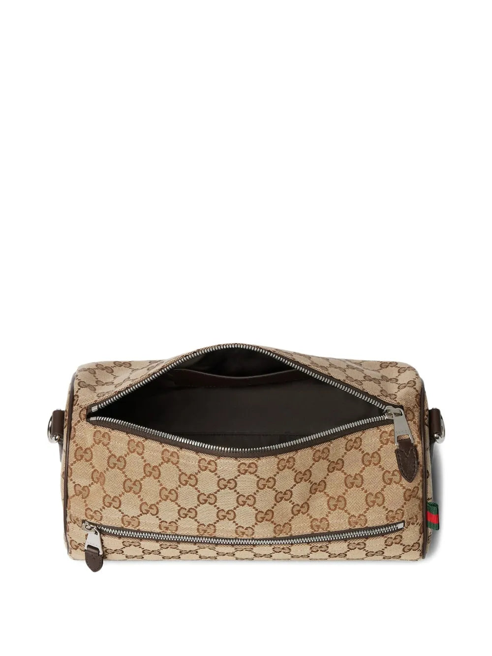 Gucci Small Logo Patterned Cylindrical Shoulder Bag
