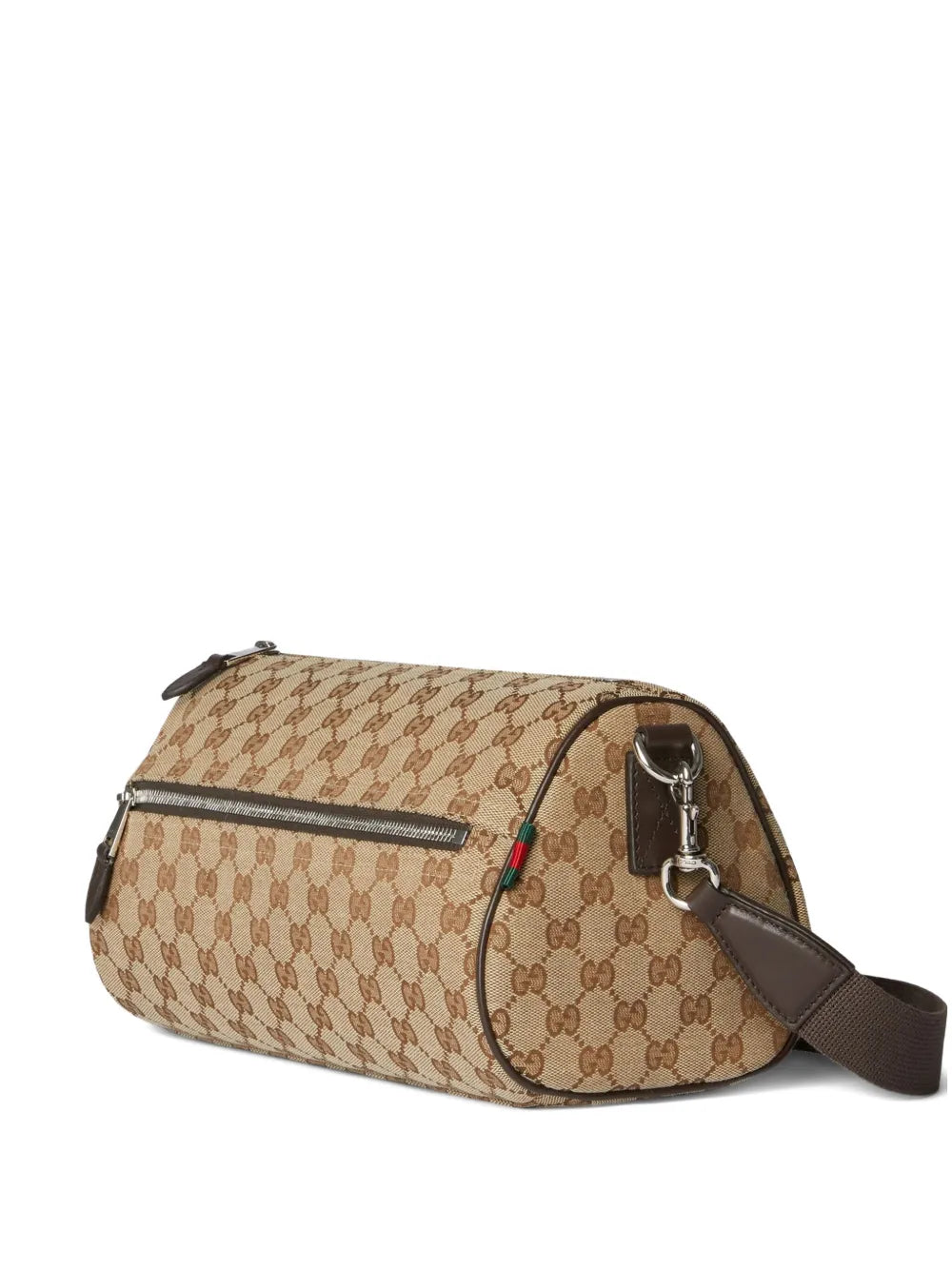 Gucci Small Logo Patterned Cylindrical Shoulder Bag