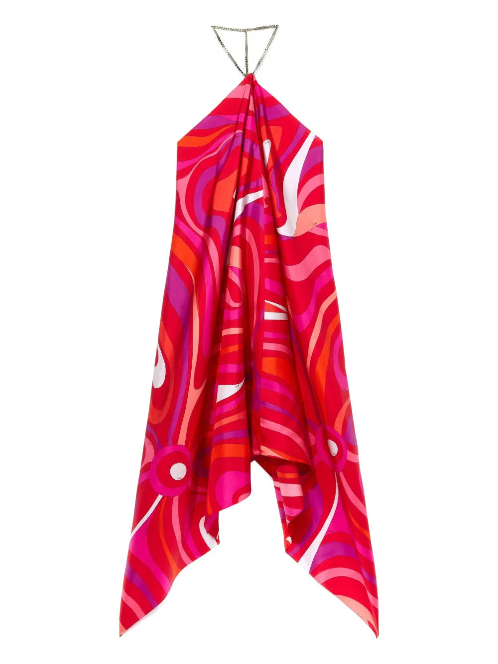 Pucci Marmo Print Halterneck Dress