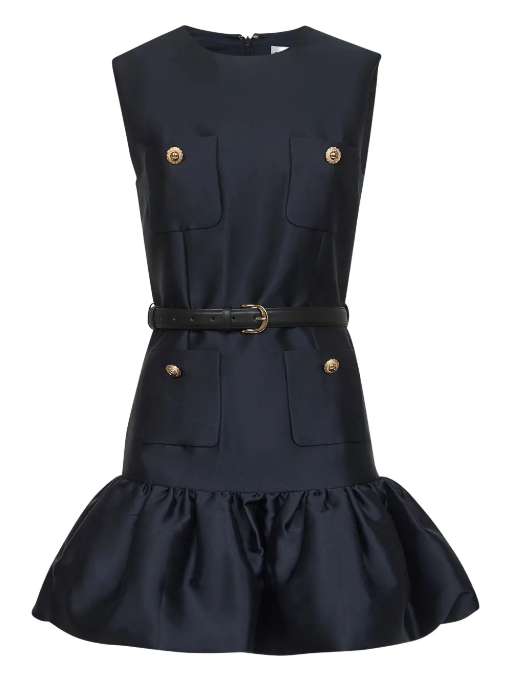 Self Portrait Taffeta Sleeveless Dress