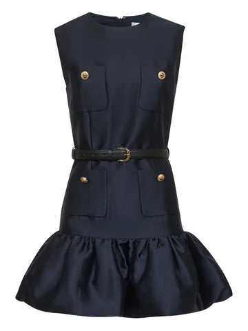Self Portrait Taffeta Sleeveless Dress