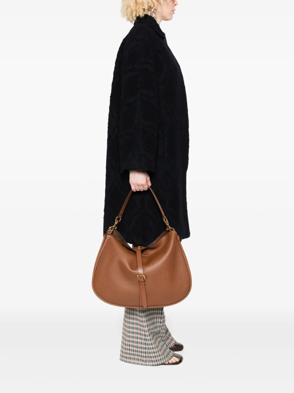 Etro Medium Leather Shoulder Bag