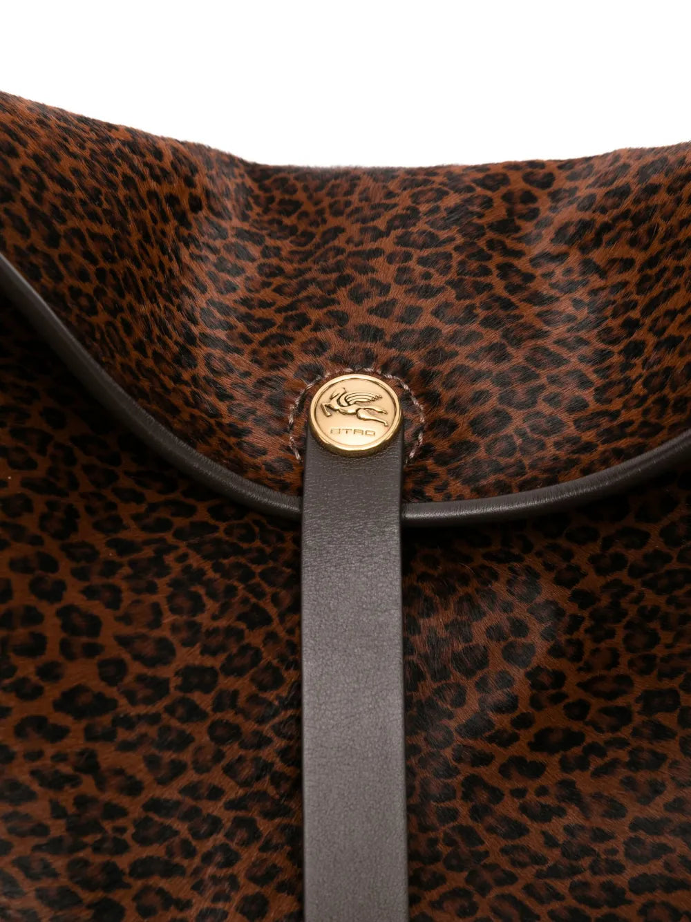 Etro Medium Leopard Print Shoulder Bag