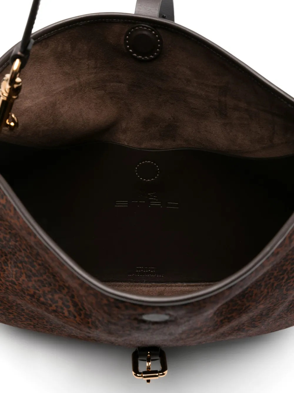 Etro Medium Leopard Print Shoulder Bag