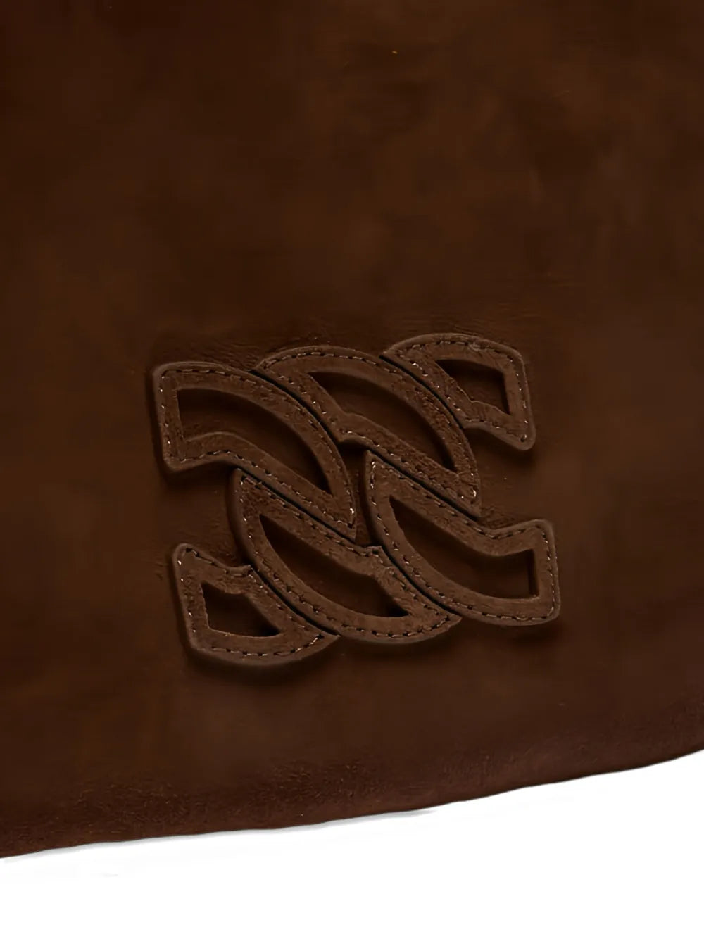 Casadei Knotted Suede Shoulder Bag