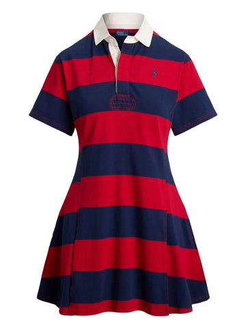 Polo Ralph Lauren Striped Pattern Mini Dress