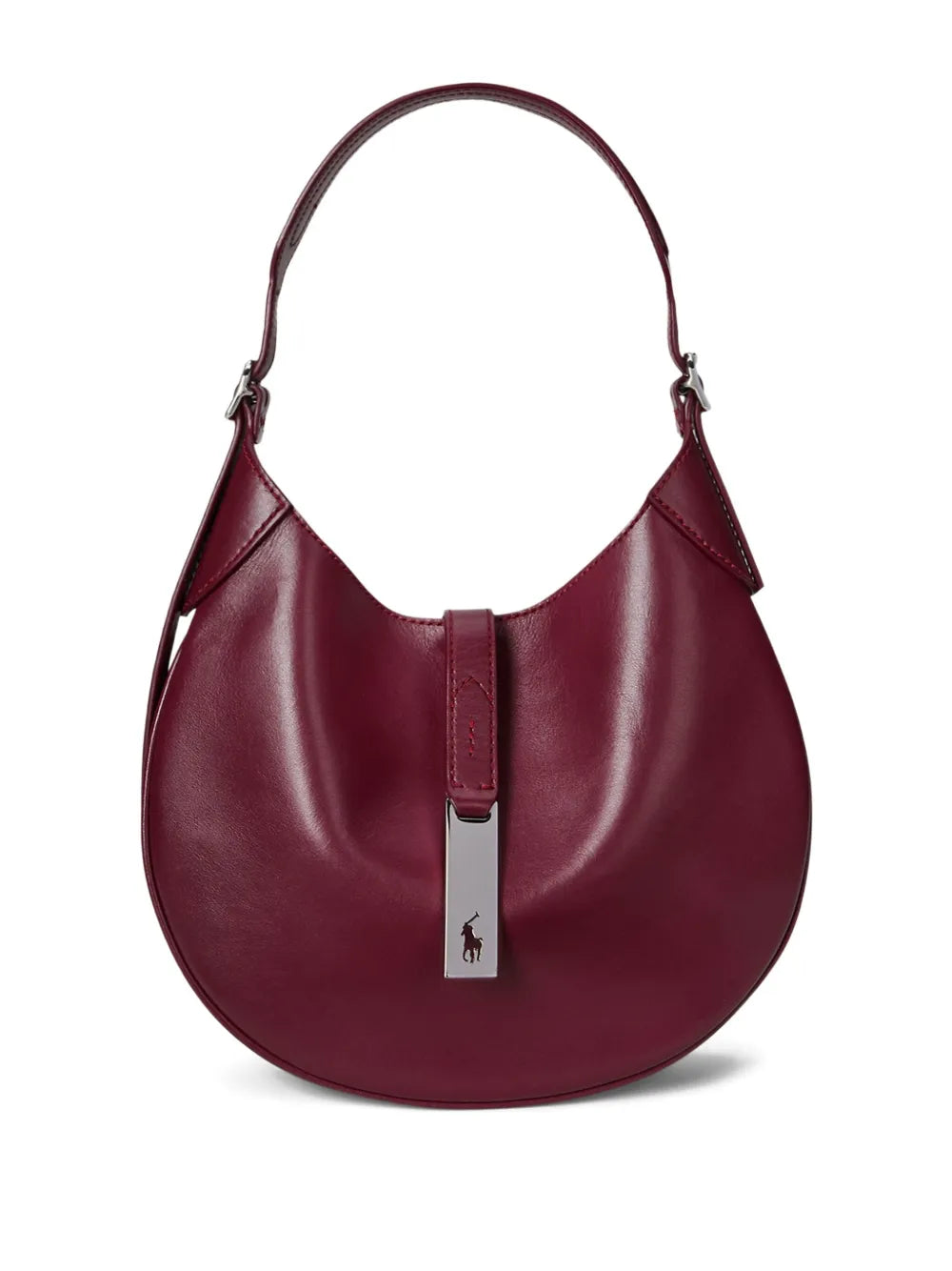 Polo Ralph Lauren Polo Id Curved Handle Leather Bag