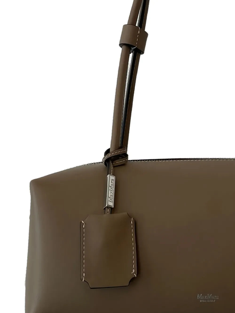 Max Mara Leather Top Handles Shoulder Bag