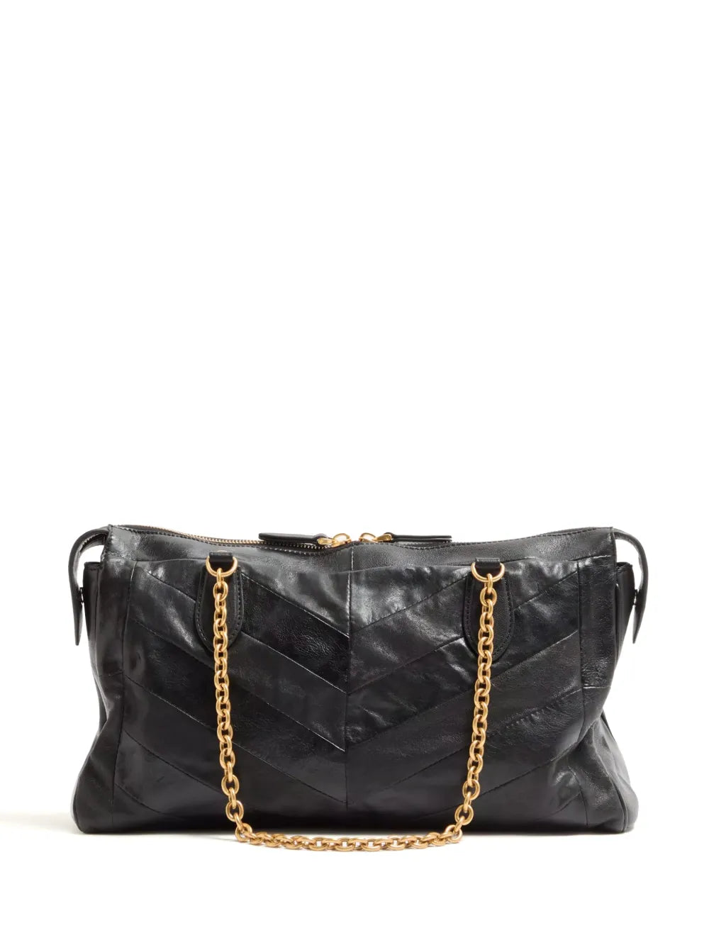 Valentino Garavani Panthea Chevron Pattern Shoulder Bag