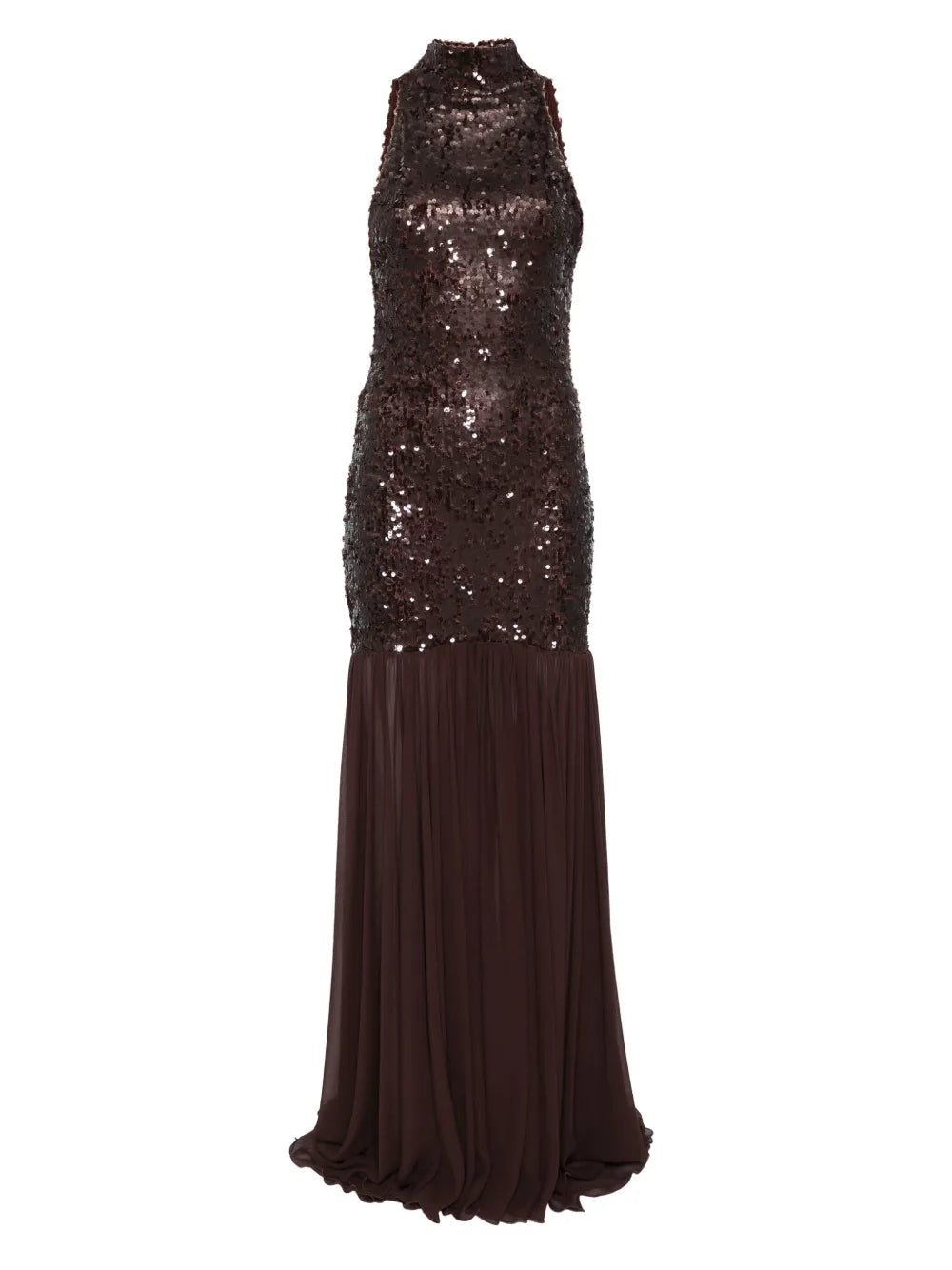 Atu Body Couture Sequinned High Neck Dress