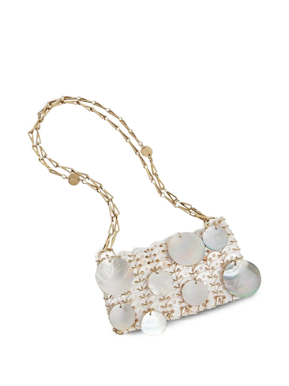 Rabanne 1969 Shell Embellished Chain Mini Bag