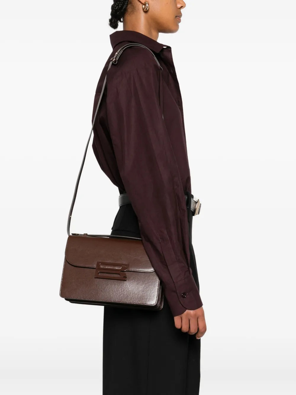 Victoria Beckham Dorian Leather Shoulder Bag