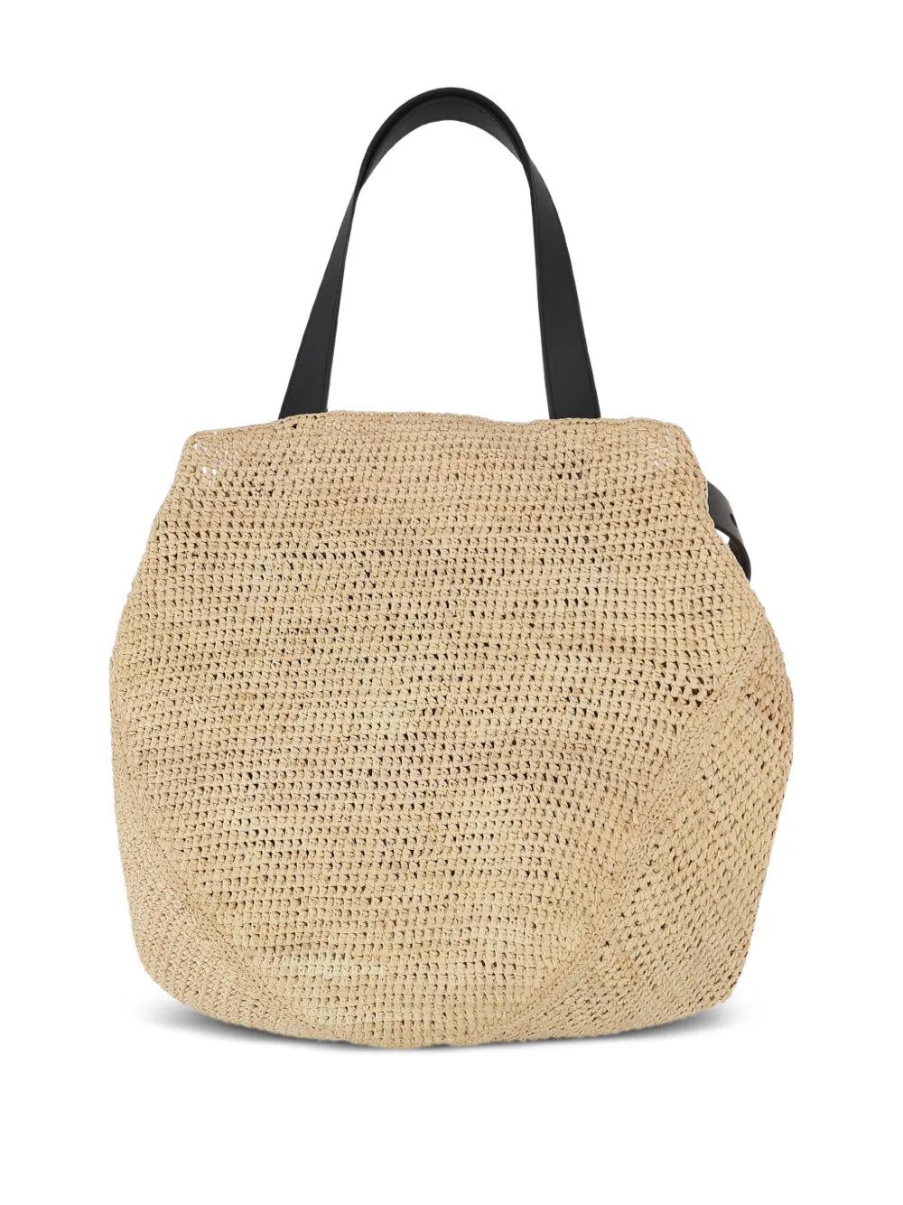 Loewe Medium Punch Hole Raffia Shoulder Bag
