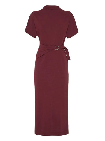 Brunello Cucinelli Belted Midi Dress